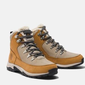 Timberland Tan and Cream Winter Boots